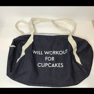 Denim Gym Bag